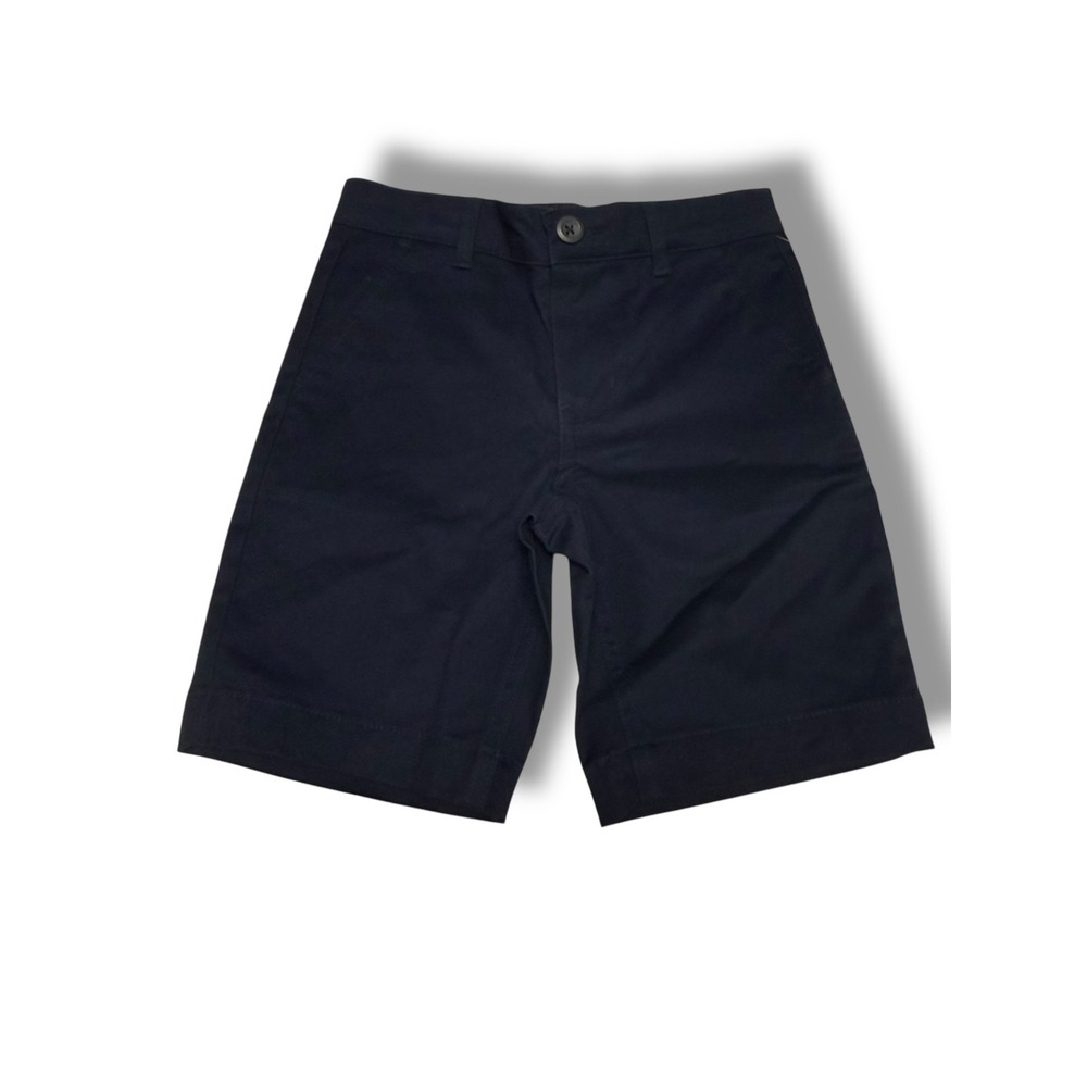 Old Navy Boys Blue Chino Shorts 6 Cotton Stretch School Uniform‎ Flat Front NEW